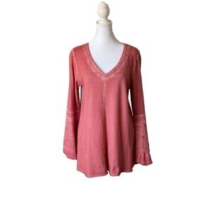 Soft Surroundings Bell Sleeve Tunic Top
